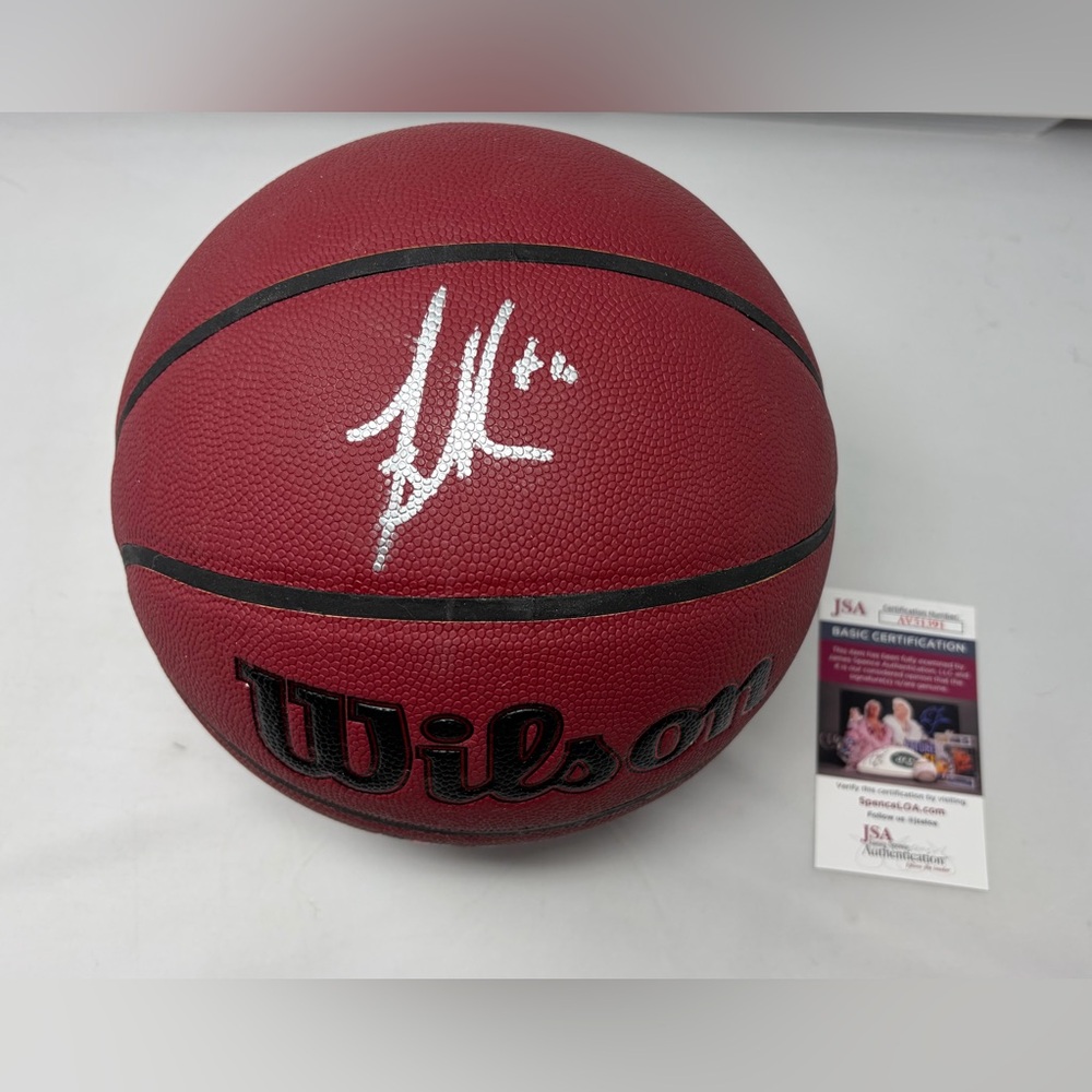 Mike Bibby signed NBA Basketball‎ Sacramento Kings Arizona Wildcats JSA COA